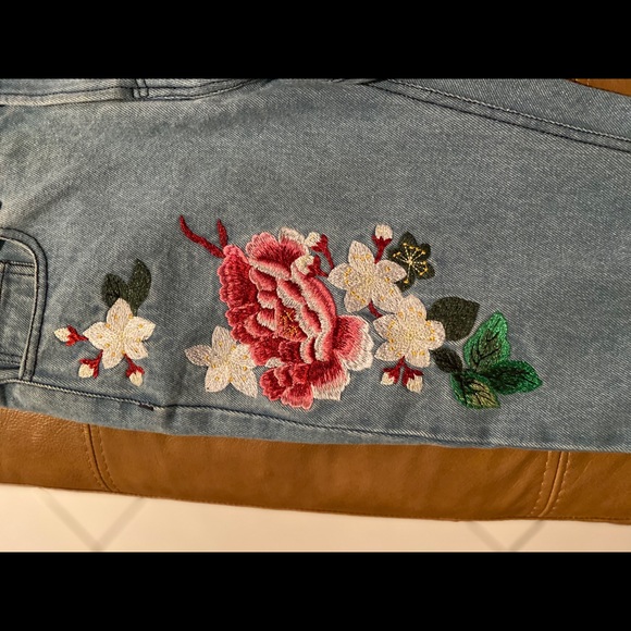 French Connection Floral Embroidered Jeans - Picture 5 of 8